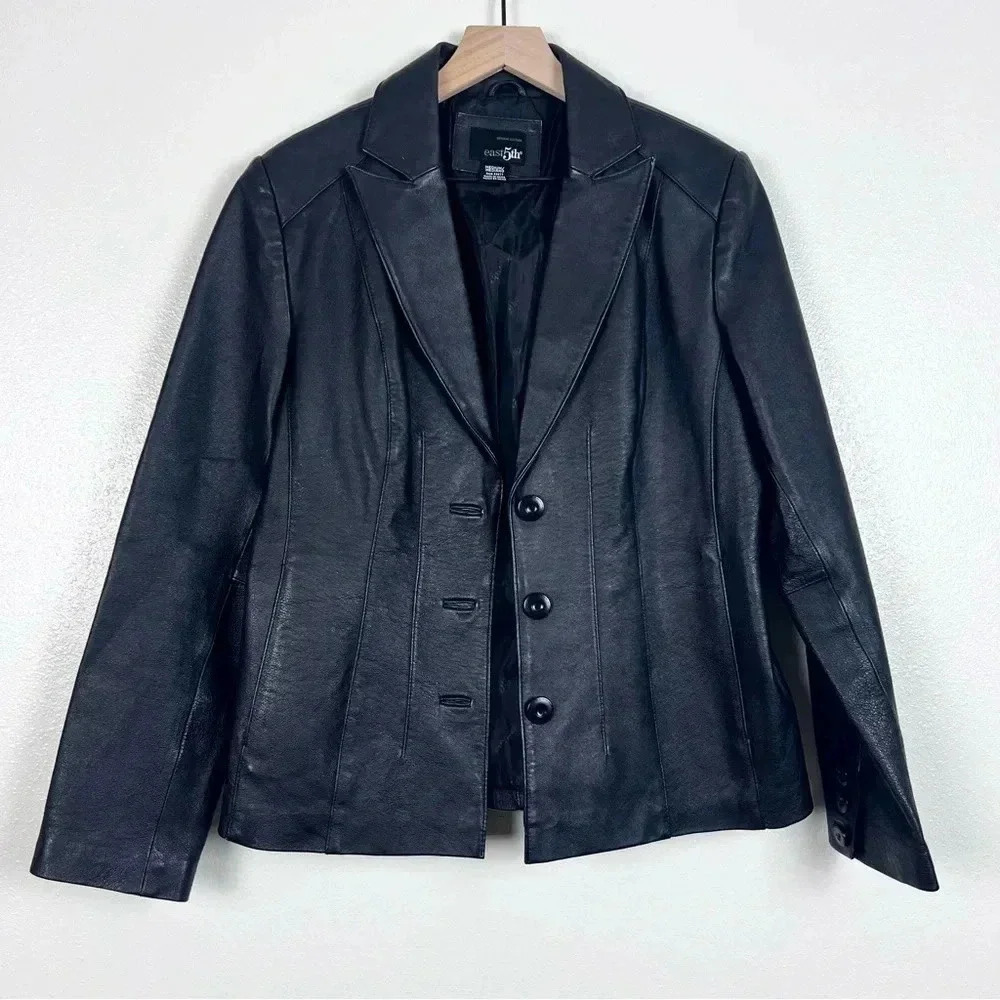 East 5th Vintage Genuine Leatherer Blazer Jacket